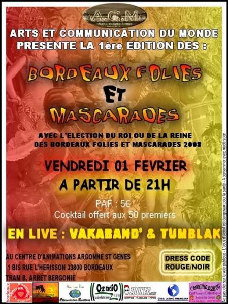 BORDEAUX FOLIES ET MASCARADES